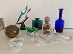 Diverse glazen objecten, Antiek en Kunst, Ophalen