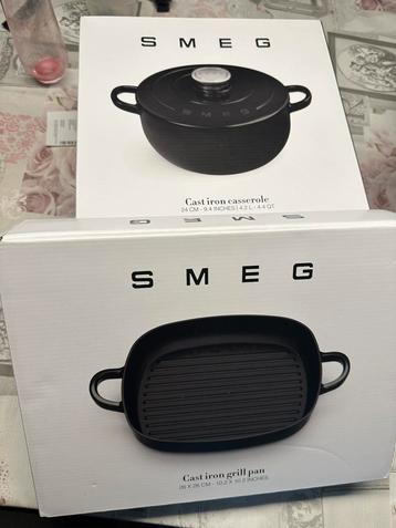 SMEG braadpan + grillpan beschikbaar voor biedingen