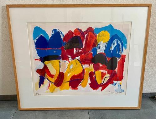 Jan Cremer - Zeefdruk, Tulpen 1 - Ingelijst, Antiek en Kunst, Kunst | Litho's en Zeefdrukken, Verzenden