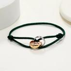 Stijlvolle armbanden - zwart en bordeauxrood, Sieraden, Tassen en Uiterlijk, Armbanden, Ophalen of Verzenden, Nieuw, Zwart, Overige materialen