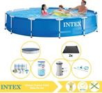 Intex Metal Frame Zwembad - Opzetzwembad - 366x76 cm, Ophalen, Gebruikt, Minder dan 80 cm, Rond