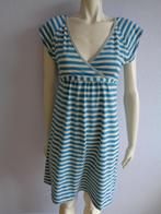 Heerlijk strandjurkje St-Martins streepjes turqoise/wit S, Kleding | Dames, Jurken, Overige kleuren, St-Martins, Ophalen of Verzenden