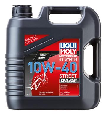 4L | 10W40 4T LIQUIMOLY Motorbike Street Race 100% Synthetic beschikbaar voor biedingen