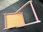 Loopwagen Blokken Little Dutch roze, Kinderen en Baby's, Speelgoed | Houten speelgoed, Ophalen, Zo goed als nieuw, Duw- of Trekspeelgoed
