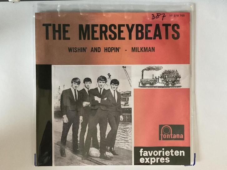 THE MERSEYBEATS: WISHIN' AND HOPIN'-MILKMAN. VG+, Cd's en Dvd's, Vinyl Singles, Gebruikt, Single, Pop, 7 inch, Ophalen of Verzenden