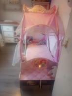 Peuter bed prinsessen koets, Kinderen en Baby's, Kinderkamer | Bedden, Ophalen, 140 tot 160 cm, 70 tot 85 cm, Matras