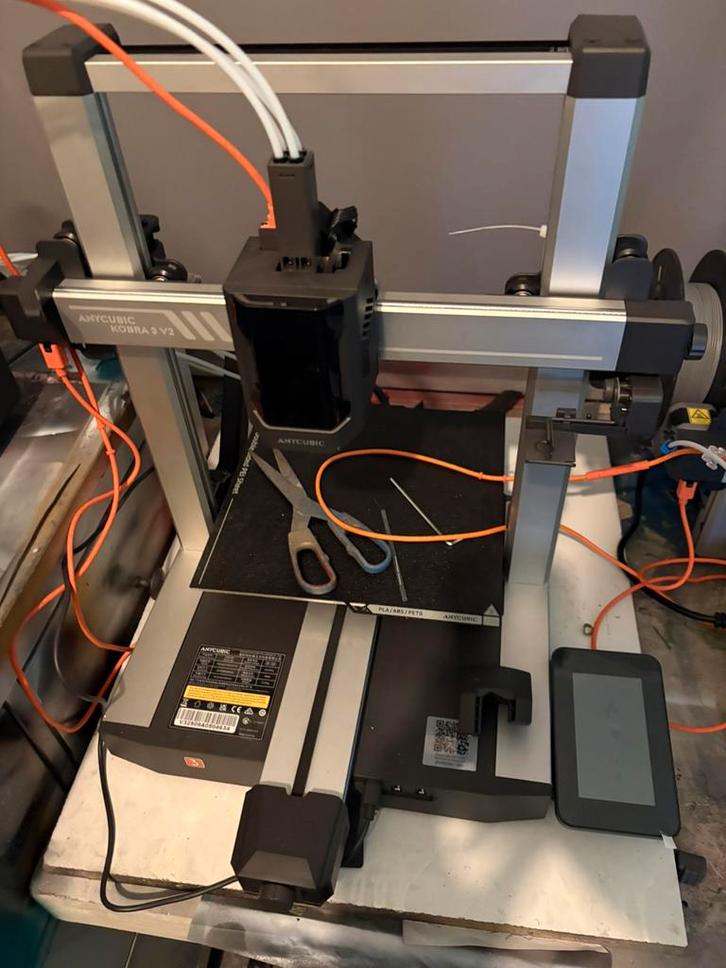 anycubic kobra 3 combo v2. Nieuw 3d printer, Computers en Software, 3D Printers, Zo goed als nieuw, Ophalen of Verzenden