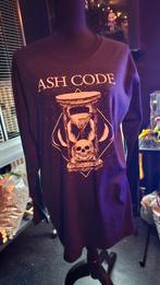 Ash Code shirt gothicat L nieuw gothic post punk darkwave, Zwart, Maat 42/44 (L), Nieuw, Ophalen of Verzenden