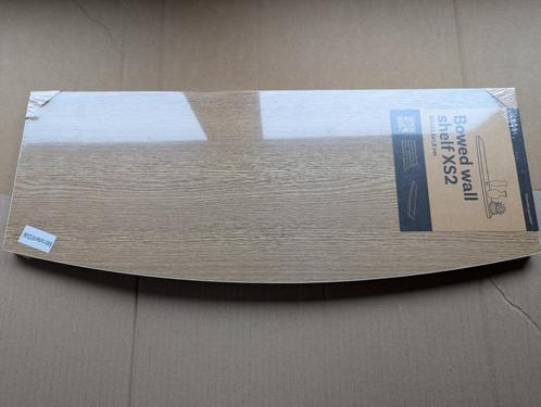 Gebogen wandplank XS2 eiken knoest 18mm 60x20cm, Huis en Inrichting, Woonaccessoires | Wandplanken en Boekenplanken, Nieuw, Ophalen of Verzenden