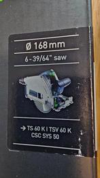 2 stuks nieuwe Festool TS 60k zaagbladen 205765 fijngetand, Overige typen, Nieuw, Ophalen of Verzenden, 30 tot 70 mm