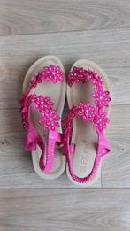 Sandalen. Fuchsia. Bloemen., Nieuw, Roze, Sandalen of Muiltjes, Ophalen of Verzenden