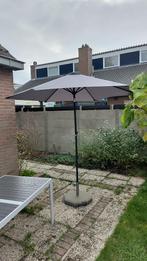 Grote kantelbare parasol, 3 m (inclusief parasolvoet), Tuin en Terras, Ophalen, Kantelbaar, 2 tot 3 meter, Zo goed als nieuw