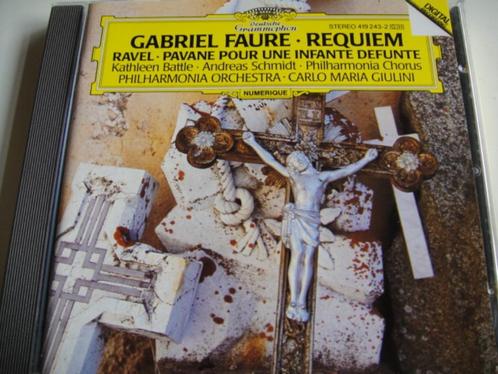 FAURE Requiem CD GIULINI BATTLE DG NIEUWSTAAT, Cd's en Dvd's, Cd's | Klassiek, Zo goed als nieuw, Orkest of Ballet, Ophalen of Verzenden