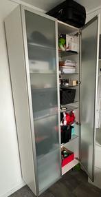 Ikea kast met glazen platen en deuren, Ophalen, Gebruikt, 25 tot 50 cm, 50 tot 100 cm