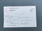 Brief Stanislau Nederlandse militair krijgsgevangene, Ophalen of Verzenden, Nederland