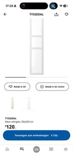 2x IKEA Tyssedal deuren, Ophalen, Gebruikt, Minder dan 80 cm, Binnendeur