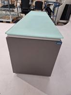 Dressoir met glasplaat, B232xH70xD58, gebruikt, Ophalen, Info@emtrade.nl, Receptie of Entree, Gebruikt