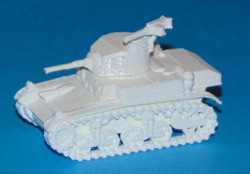 Amerikaanse M3 Stuart tank - 3D-rint in diverse schalen beschikbaar voor biedingen