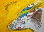 Zeefdruk Simon Posthuma - Hotdog!, Antiek en Kunst, Kunst | Litho's en Zeefdrukken, Ophalen of Verzenden