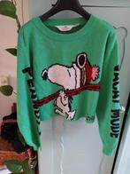 Snoopy trui groen 158/164, Gebruikt, Meisje, Trui of Vest, H&M