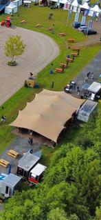 Stretchtent te huur - 10.5 x 20 meter, Gebruikt, Overige typen, 6 meter of meer, 8 meter of meer