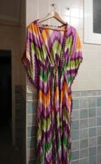Tiramisu kaftan jurk L 40/42 viscose, Kleding | Dames, Jurken, Verzenden, Zo goed als nieuw, Maat 42/44 (L), Onder de knie