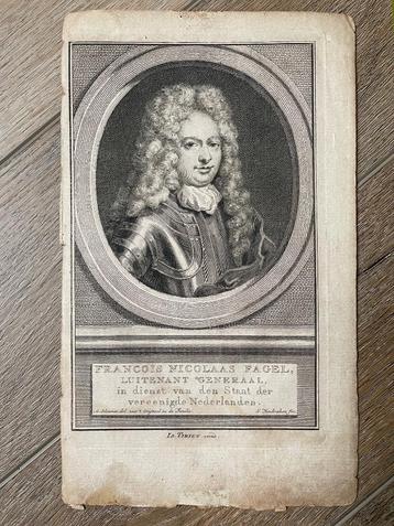 Francois Nicolaas fagel / Houbraken - Tirion - 1730 beschikbaar voor biedingen