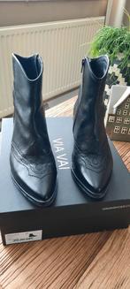 Viavai zwarte cowboy laarsjes mt 39,zo goed als nieuw., Zwart, Lage of Enkellaarzen, Ophalen of Verzenden, Zo goed als nieuw