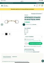Nieuwe Sprenger Dynamic RS bustrens 12,5 cm 14 mm, Ophalen of Verzenden, Nieuw, Dressuur