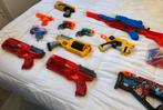 11x diverse Nerf / XShot geweren / pistolen + accessoires, Ophalen of Verzenden, Zo goed als nieuw