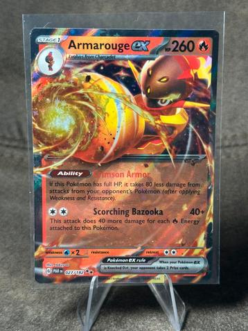 Armarouge Ex [Holo] #27 028/162 (Pokemon Paradox Rift) beschikbaar voor biedingen