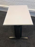 Stevig bureau 120 x 80 cm lichtgrijs, Huis en Inrichting, Ophalen, In hoogte verstelbaar, Gebruikt