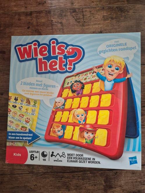 Wie Is Het van Hasbro, Hobby en Vrije tijd, Gezelschapsspellen | Overige, Gebruikt, Een of twee spelers, Ophalen of Verzenden