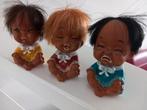 Oude popjes 3x uit de jaren 60/70, Verzamelen, Ophalen of Verzenden, Gebruikt, Pop