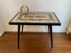 Leuk vintage mozaïek bijzettafeltje, Huis en Inrichting, Tafels | Bijzettafels, Ophalen of Verzenden, Rechthoekig, Minder dan 55 cm