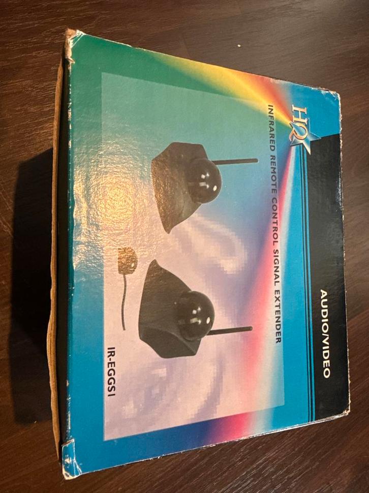HQ IR-EGGSI Infrarood Afstandsbediening extender, Audio, Tv en Foto, Afstandsbedieningen, Gebruikt, Origineel, Dvd, Tv, Vhs, Verzenden