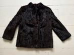 Bruine echte nertsen bontjas - maat L, Kleding | Dames, Jassen | Winter, Bruin, Maat 42/44 (L), Saga mink, Ophalen of Verzenden