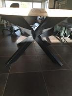 Ronde Mangohouten eettafel, Huis en Inrichting, Tafelonderdelen, Ophalen, Overige materialen, Gebruikt, 50 tot 100 cm