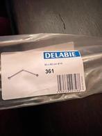 Douchestang Haaks 80x80 voor douchegordijnstang delabie, Huis en Inrichting, Ophalen of Verzenden, Nieuw, Wit