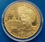 Herdenkingspenning Beatrix Koningin der Nederlanden - 2004, Postzegels en Munten, Penningen en Medailles, Verzenden, Overige materialen