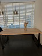 Manghouten eettafel, Huis en Inrichting, Bureaus, Ophalen of Verzenden, Zo goed als nieuw