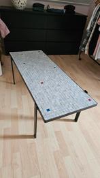 Mid Century Mozaïek Salontafel, Ophalen, Gebruikt, 100 tot 150 cm, 50 tot 100 cm