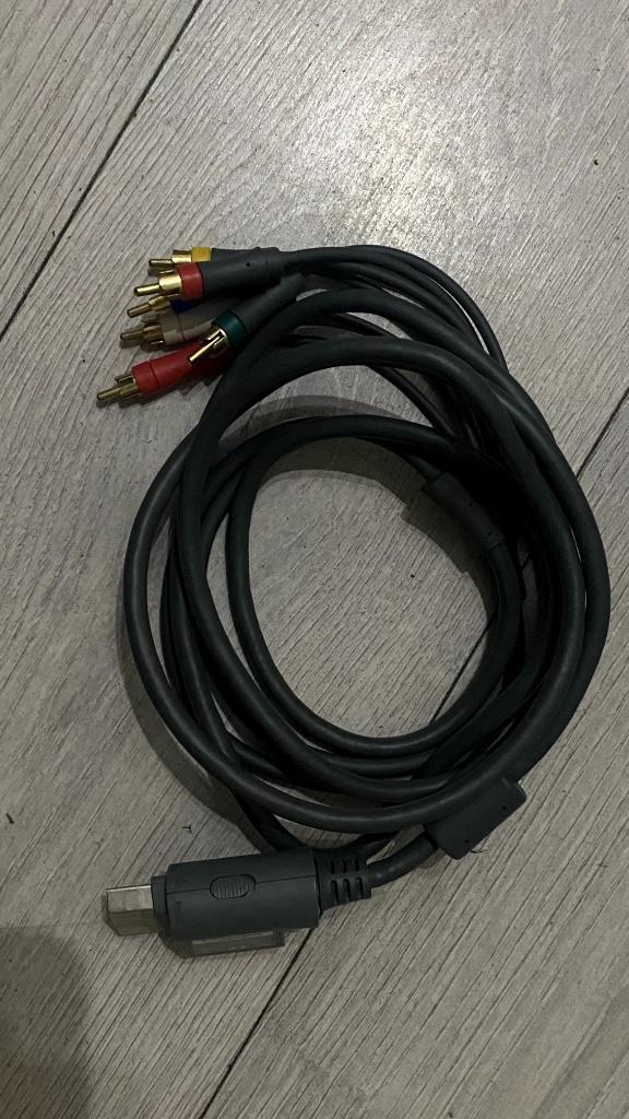 Originele Xbox 360 Component HD AV Cable + Optical Audio, Spelcomputers en Games, Spelcomputers | Xbox | Accessoires, Zo goed als nieuw