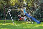 Speeltoestel Robuust | Schommel met gratis glijbaan, Kinderen en Baby's, Speelgoed | Buiten | Speeltoestellen, Verzenden, Mail@wellestuinhout.nl