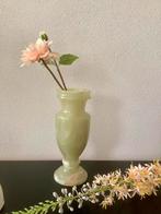 Grote Vintage Onyx vaas, Ophalen of Verzenden, Minder dan 50 cm, Groen, Glas