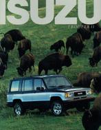 Folder Isuzu Trooper II (USA-uitgave - ca.1987), Gelezen, Overige merken, Verzenden