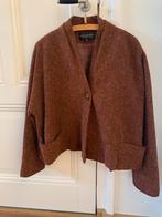 Wollen jasje Evelin Brandt, Kleding | Dames, Ophalen of Verzenden, Zo goed als nieuw, Maat 38/40 (M), Bruin