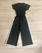 Zwarte witte culotte driekwarts jumpsuit met ceintuur, Ophalen, Gedragen, Maat 36 (S), Zwart