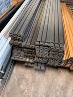 Restpartij schutting rhombus zwart - 11,2 meter schutting, Kunststof, 1 tot 2 meter, Compoziet B.V., 6 meter of meer
