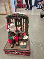 Kersthuis met Kerstman in Woonkamer - Verlicht & Muziek, Ophalen of Verzenden, Gebruikt